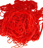 SweetGourmet imported bulk strawberry licorice laces in a resealable pouch