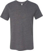 Bella+Canvas poly-cotton tee collar and tear away label view