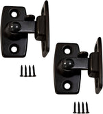 Heavy Forged Solid Brass Door Latch, 90 Degree Right Angle Door Latch Buckle for Doors & Windows, Small, 1.75", Satin Chrome, 1 Pack, Made in Taiwan - Image 9