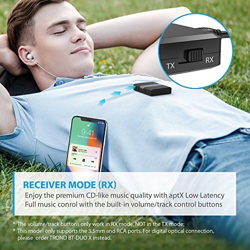 TROND Bluetooth dual stream setup connecting to two headphones