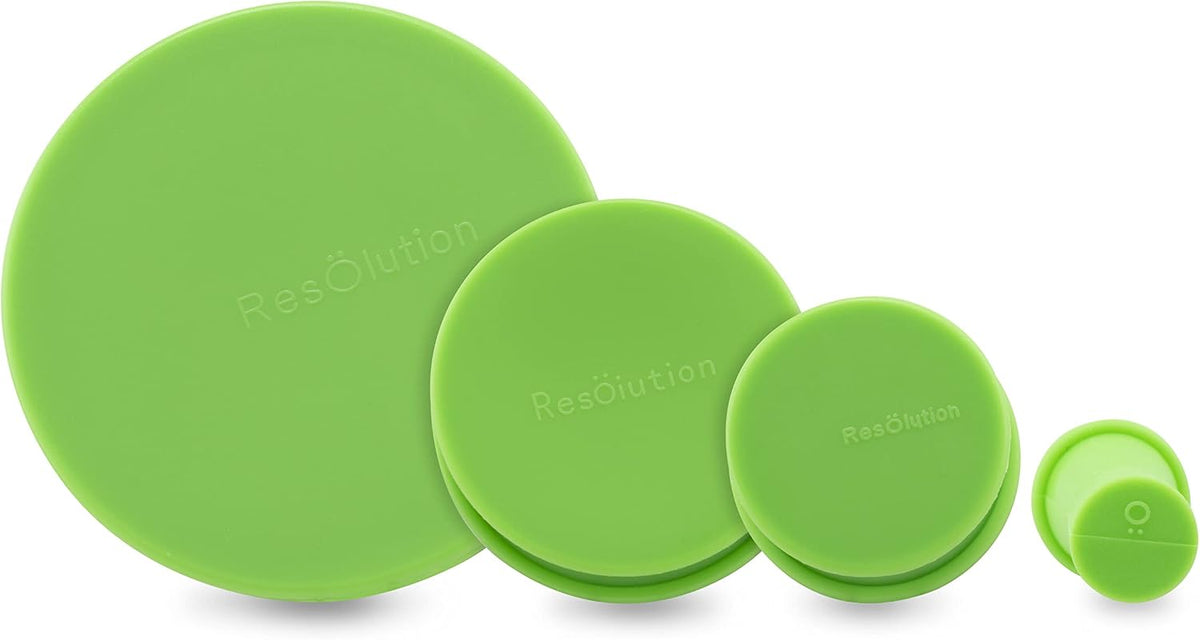 ResOlution caps packaged set showing large and small sizes
