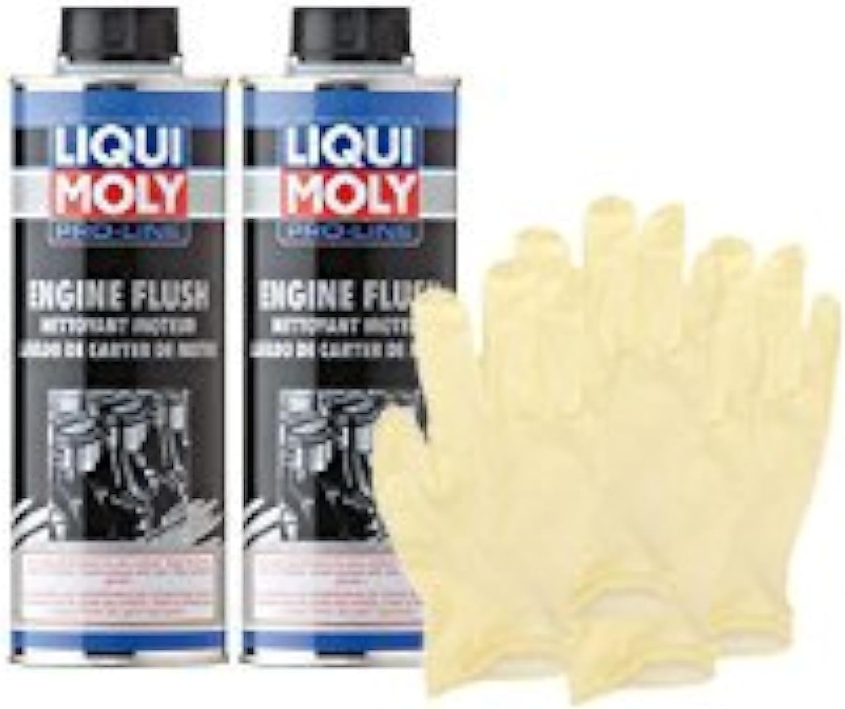 Liqui Moly Pro Line Engine Flush 500 milliliter 2 pack front view for car engine maintenance.