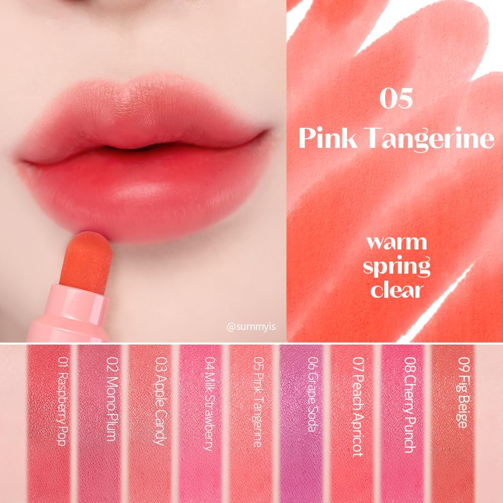 Long lasting smudge proof high pigment lip tint duo set packaging view