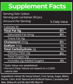 Research Labs hemp extract gummies packaging displaying 120 count