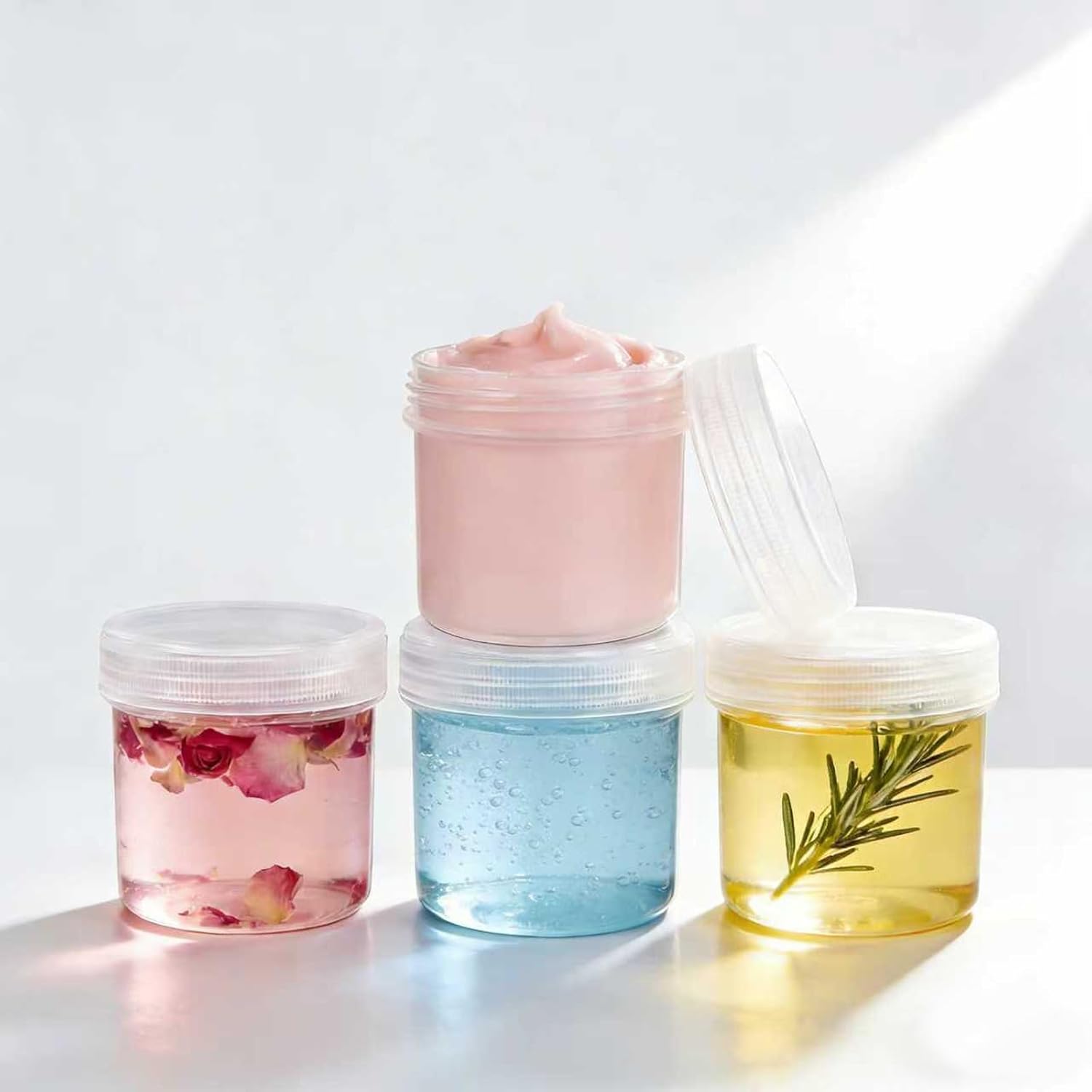 Umetass TSA approved wide mouth travel containers front view