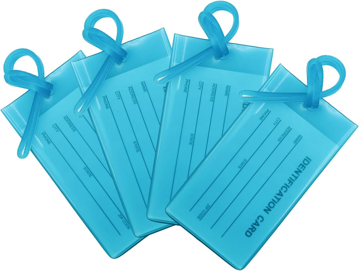 AI-DEE Flexible Travel Luggage Tags - Name ID Labels Set for Suitcases - 2 Pack - Image 11