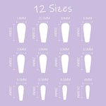 Babalal long coffin false nails application angle