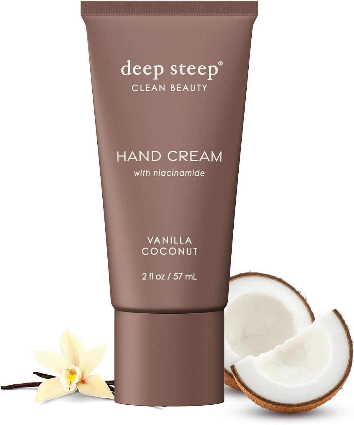 Deep Steep hand cream front view tube packaging
