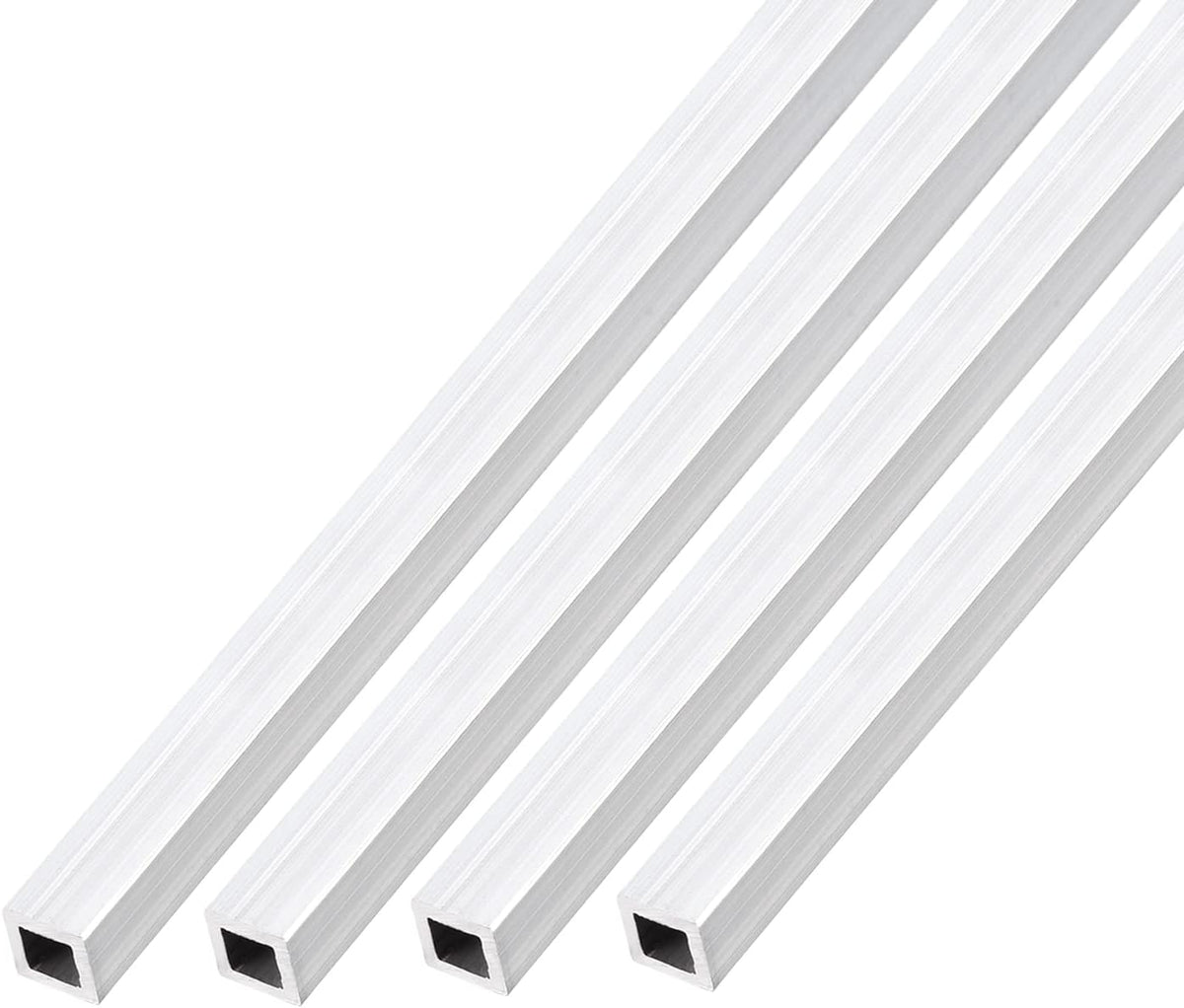 METALLIXITY Square Aluminum Tube (10mm x 10mm x 1mm x 300mm) 4Pcs, 6063 Aluminum Tubing - for Home Furnishing, Machinery - Image 10
