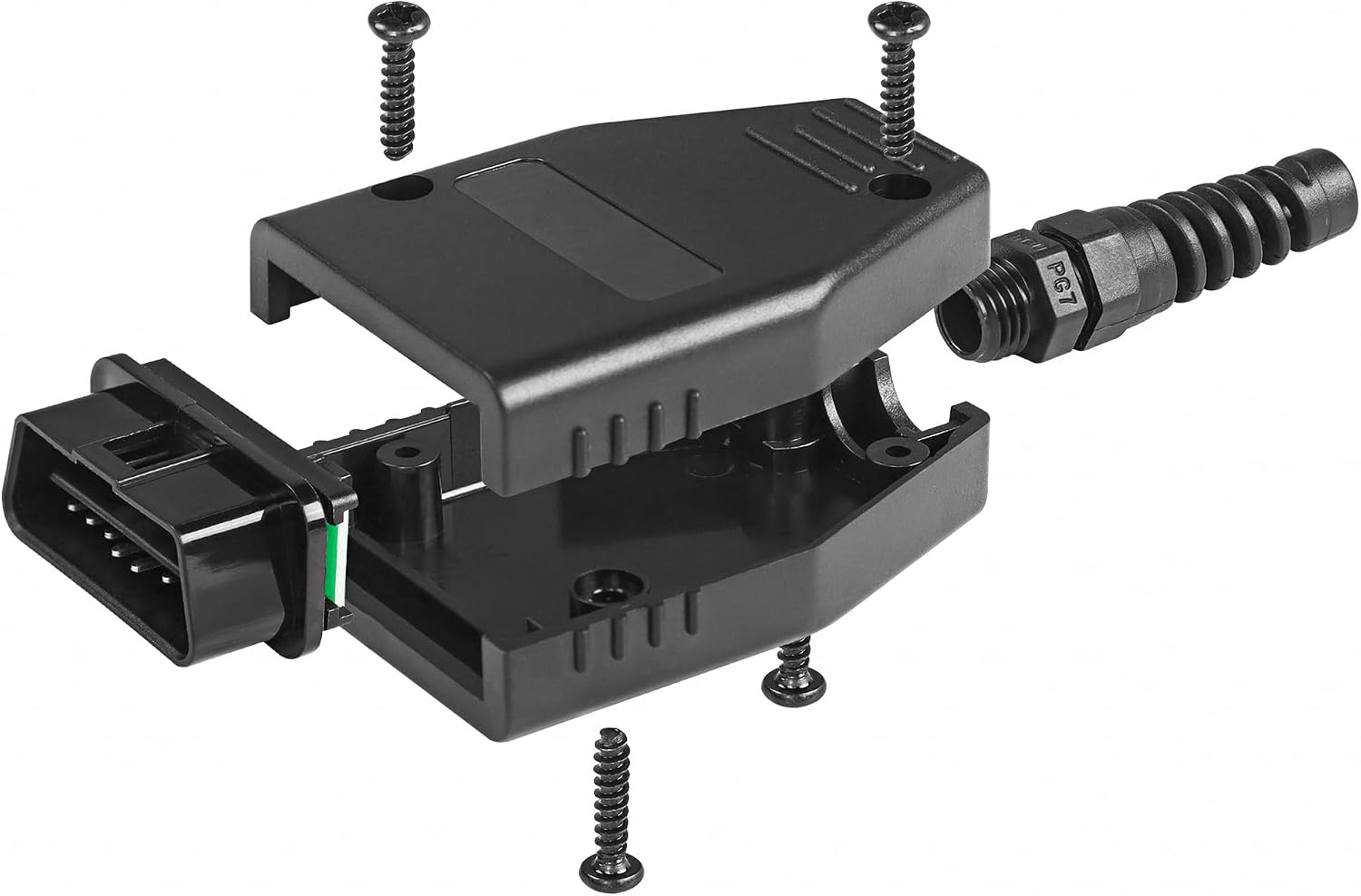 CERRXIAN OBD2 16 Pin Connector front view diagnostic tool