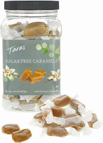 Taras gourmet sweets resealable tub for premium caramel treats