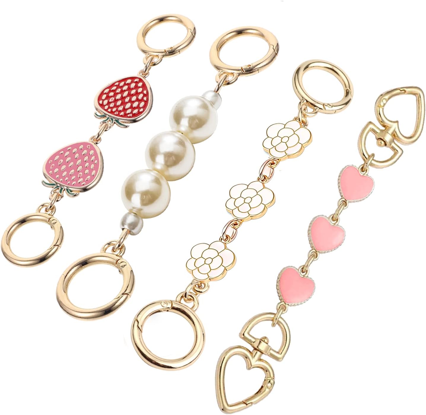 AGEN KGEN women purse strap extender chain front view