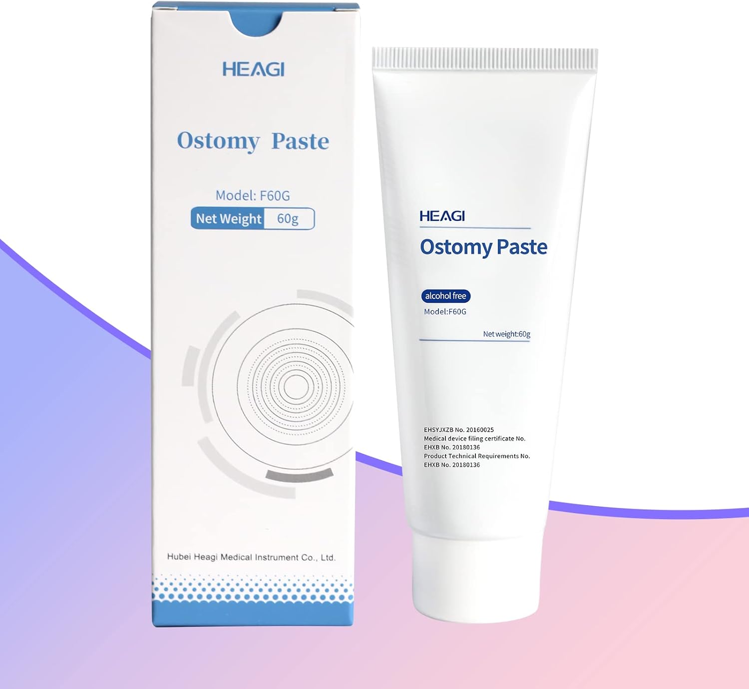 Ostomy Paste, Alcohol-Free Skin Barrier Ostomy Paste, Stoma Care Supplies Osotmy Supplies Accessories-2.1 Ounce Tube - Image 1