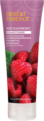 Desert Essence red raspberry shine enhancing conditioner front view bottle