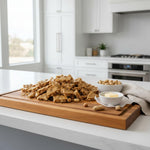Granny's Confections Gourmet Peanut Brittle highlighting the crispy texture of the sweet snack