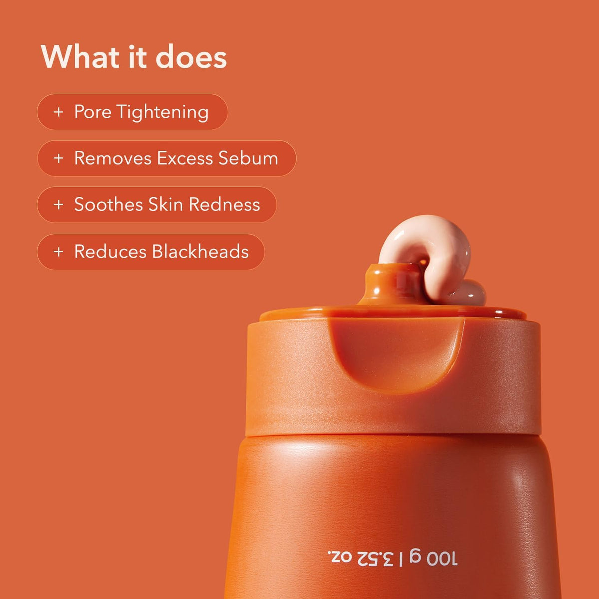 Aprilskin Carrotene IPMP Three Minute Quick Dry Pore Caring Clay Mask with the silicone application brush.