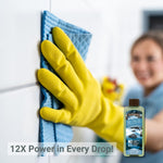 Melaleuca eco friendly bathroom cleaner packaging layout