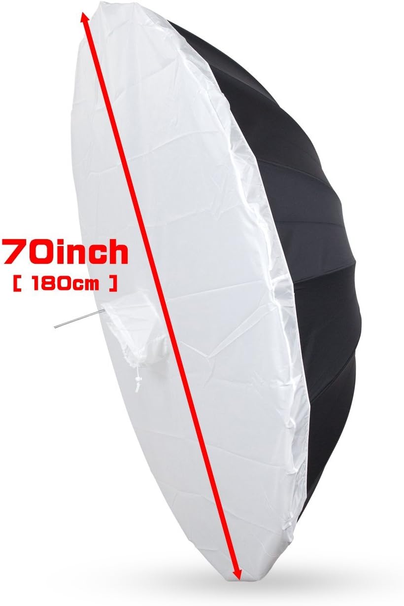 Unplugged Studio UN-014 diffuser cover showing 8 inch center opening for flash