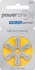 Power One P10 Hearing Aid Battery, 60 Pieces (Multi Color) - Image 1