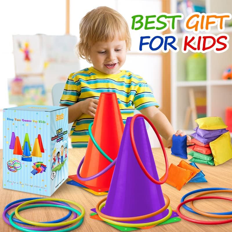 Full contents of Eocolz carnival game combo set for kids