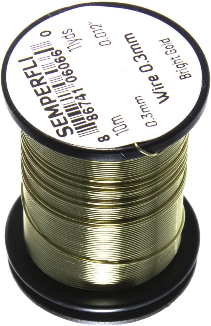 Tiemco fishing wire spool label details