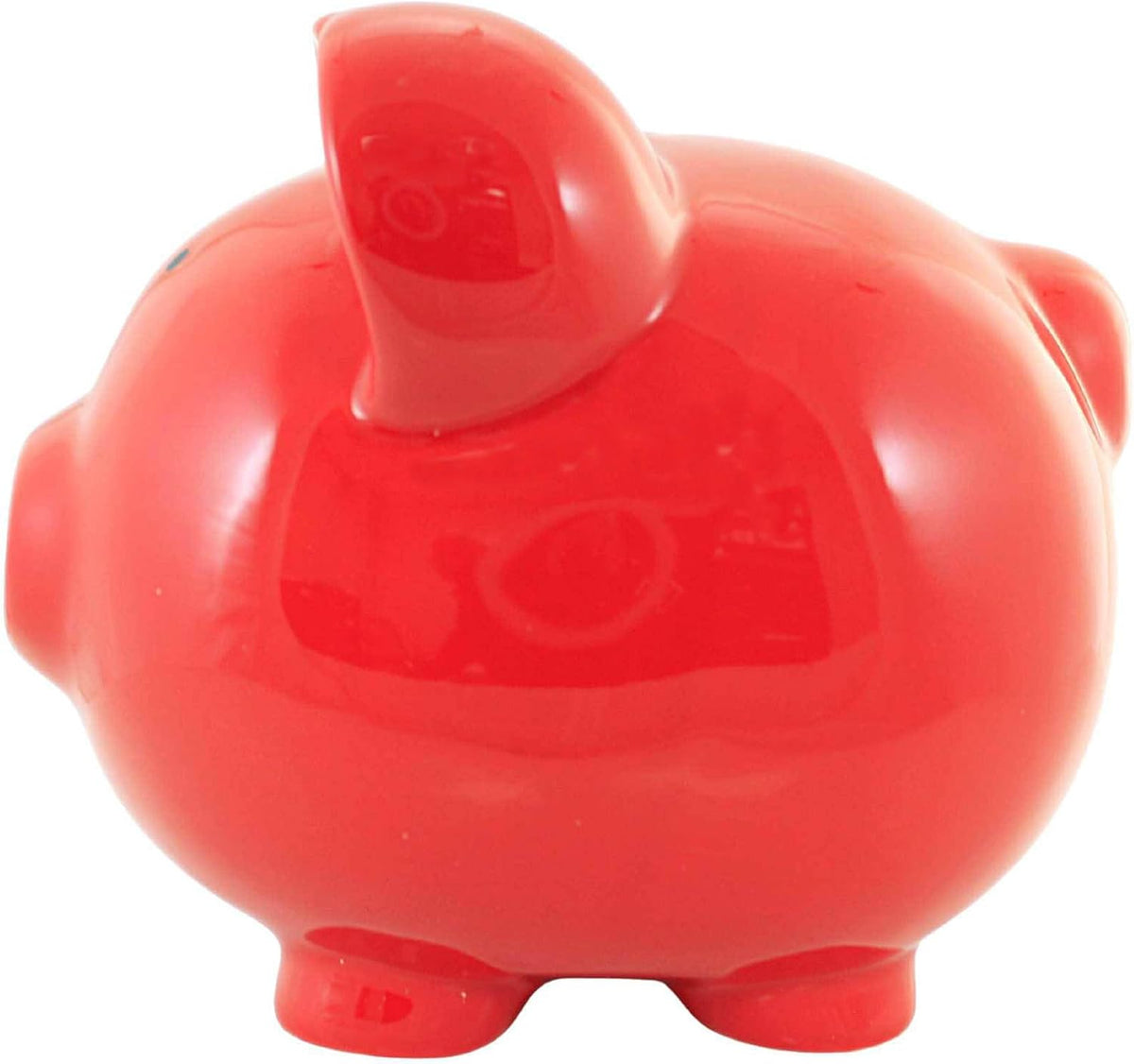 Child to Cherish Ceramic Piggy Bank Red side angle display