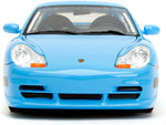 Fast and Furious toy car engine bay under open hood