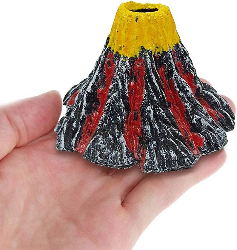 Abnaok small aquarium volcano viewed from the side