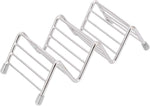 Complete set of stainless steel taco trays for parties