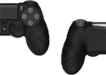 PlayVital Guardian Edition Black Ergonomic Soft Anti-Slip Controller Silicone Case Cover for ps4, Rubber Protector Skin with Joystick Caps for ps4 Slim/Pro Controller - Image 9