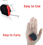 LiXiongBao mini measuring tape displaying metric and inch scales