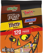 SNICKERS, TWIX, MILKY WAY & 3 MUSKETEERS Halloween Candy, Mini Chocolate Halloween Candy Mix Variety Pack for Trick or Treat, Party Favors and More, 150 Ct Bulk Bag - Image 10