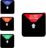 Privacy Sign,LoYinLo Do Not Disturb/Please Knock/Out of Office/in a Meeting Sign, Privacy Door Status That Lets Others Know Whether You're Available Or Not,Good office Stationery Gift for Colleague,Magnetic Boards Being Office Requisites (5 - Image 13