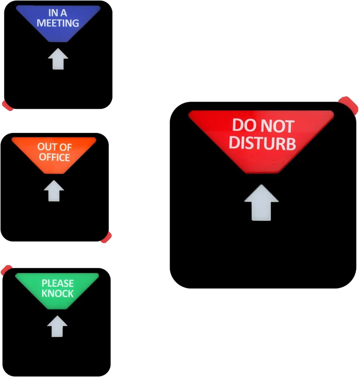 Privacy Sign,LoYinLo Do Not Disturb/Please Knock/Out of Office/in a Meeting Sign, Privacy Door Status That Lets Others Know Whether You're Available Or Not,Good office Stationery Gift for Colleague,Magnetic Boards Being Office Requisites (5 - Image 13