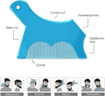 Linkidea transparent facial hair template for jawline and cheek lines