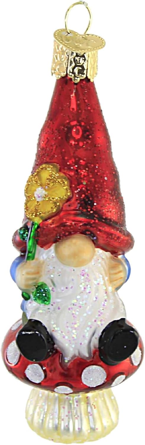 Old World Christmas Garden Collection Garlic Ornament packaging box