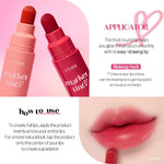 Authentic imported ETUDE lip tint packaging highlighting the easy drawing marker application