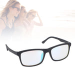 YDuupxe color enhancing glasses paired with the microfiber cleaning cloth