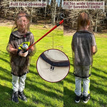 Rear view of Aventik breathable mesh outdoor gear for youth