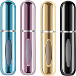 Yamadura mini refillable perfume atomizer with aluminum shell and bottom fill pump & bottles for hair oil