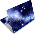 Cosmic dream catcher laptop decal close up pattern