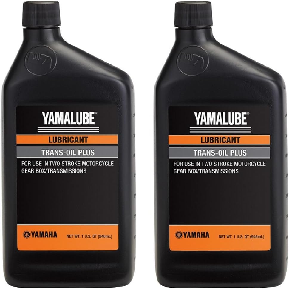 Yamaha Motor Yamalube Transmission Oil Plus front view authentic USA imported motorcycle gear oil bottle