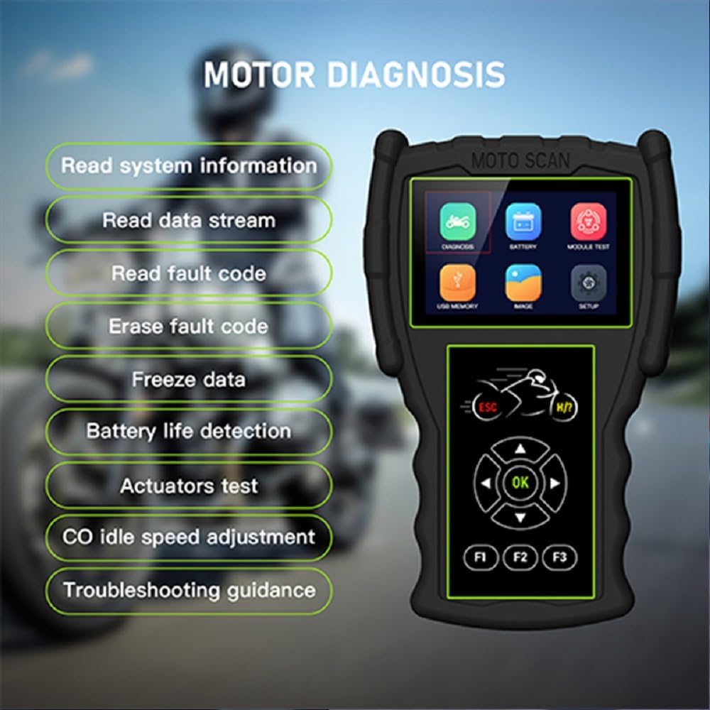 TopDiag M100 Pro handheld diagnostic tool side profile