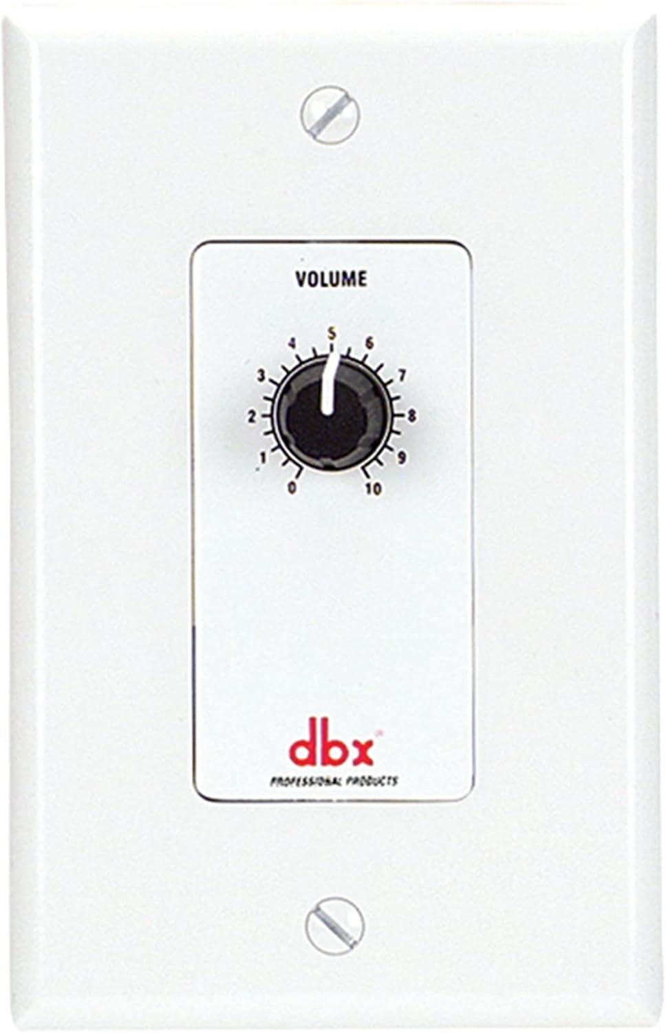 DBX ZC-1 wall-mounted zone controller front view commercial audio accessory