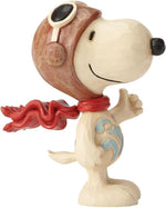 Enesco Peanuts Snoopy Flying Ace collectible back detail