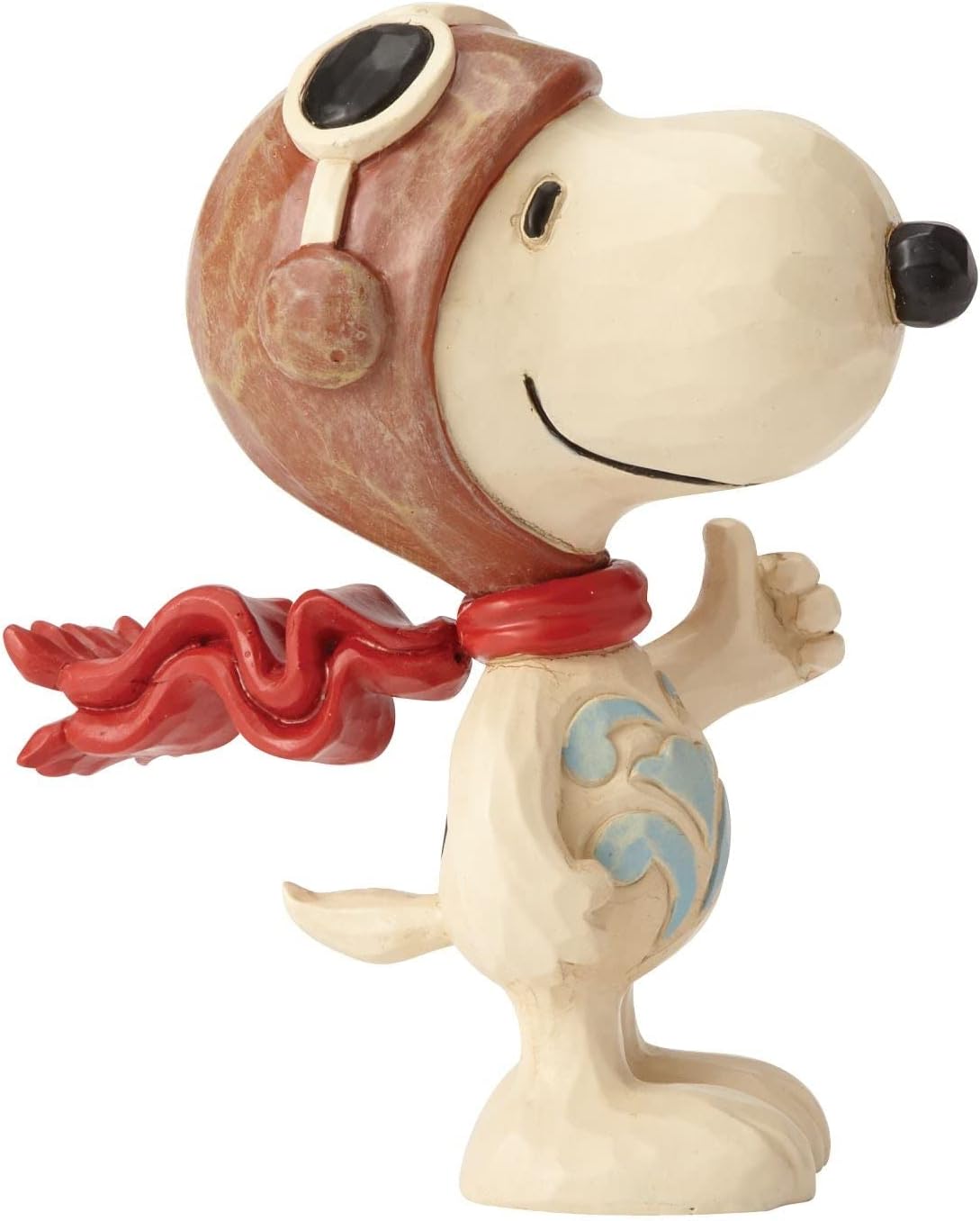 Enesco Peanuts Snoopy Flying Ace collectible back detail