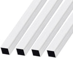 Three hundred millimeter length industrial metal tubing profile.