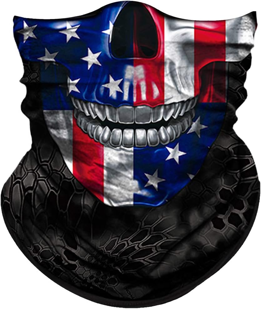 Obacle Neck Gaiter Face Mask Bandana for Dust Wind Sun Protection for Men Women - Image 15