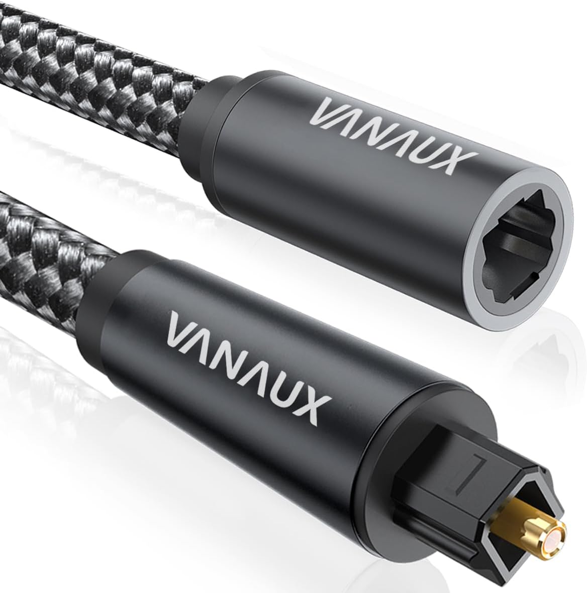 Vanaux optical extension cable male to female front view