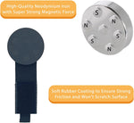 Juformin 2.59 inch magnetic hook mounted on metal tool chest
